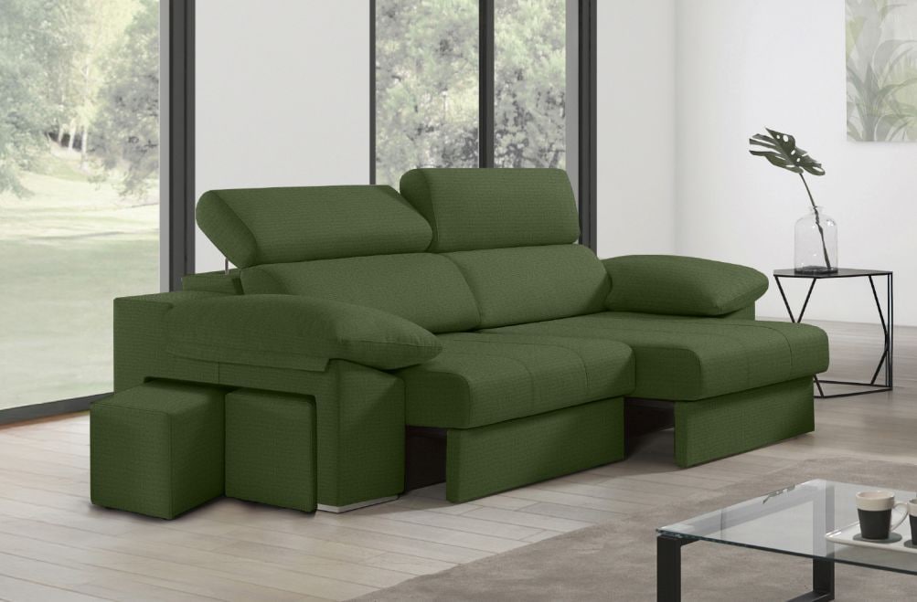 Sofá de tela Zafiro de HOME - principal