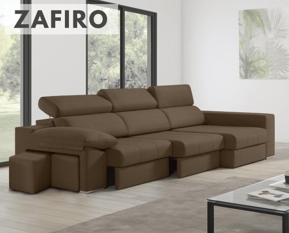 Sofá de tela Zafiro de HOME - principal