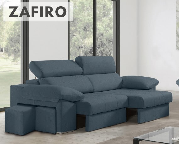 Sofá de tela Zafiro de HOME - principal