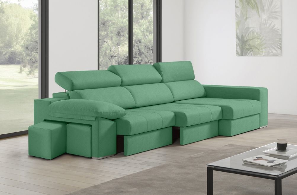 Sofá de tela Zafiro de HOME - principal