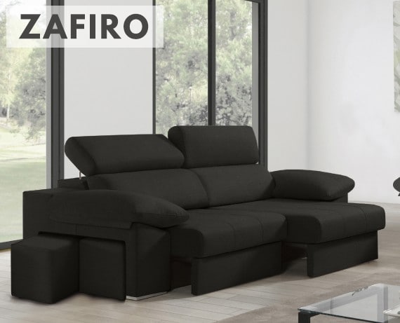 Sofá de tela Zafiro de HOME - principal