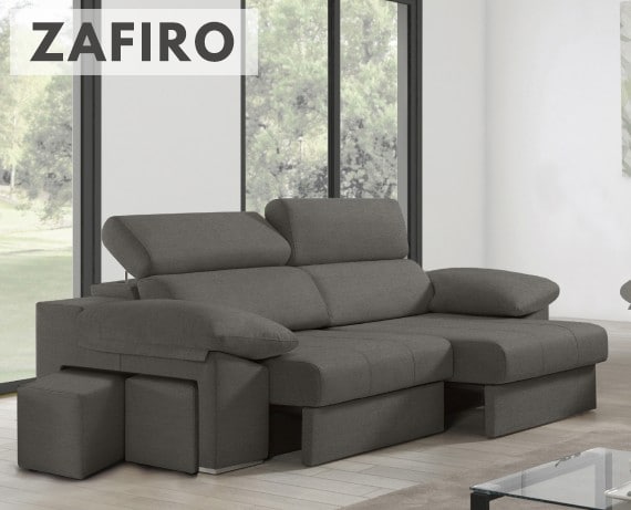 Sofá de tela Zafiro de HOME - principal
