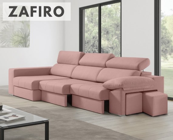 Sofá de tela Zafiro de HOME - principal