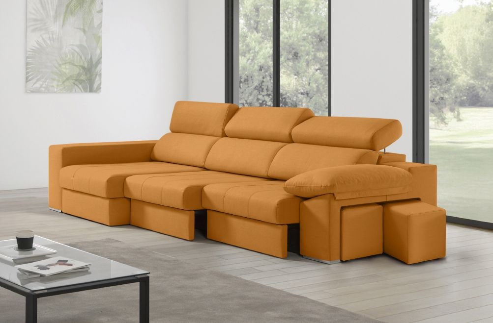 Sofá de tela Zafiro de HOME - principal