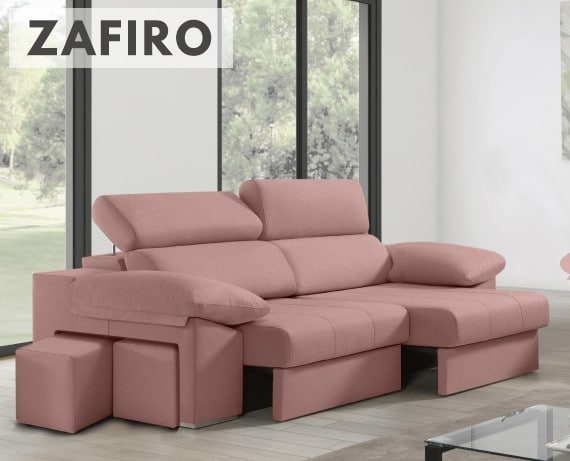 Sofá de tela Zafiro de HOME - principal