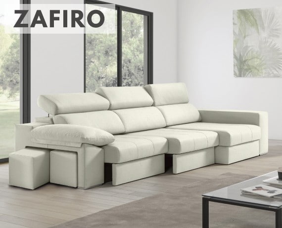 Sofá de tela Zafiro de HOME - principal