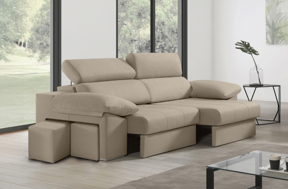 Sofá de tela Zafiro de HOME - principal