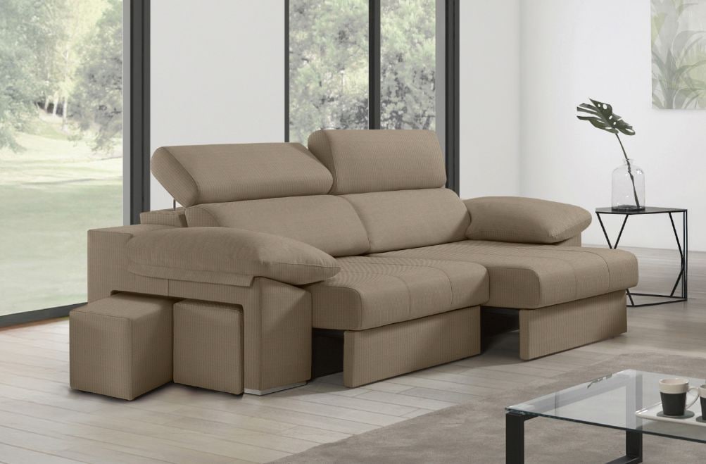 Sofá de tela Zafiro de HOME - principal