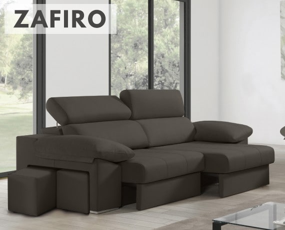 Sofá de tela Zafiro de HOME - principal