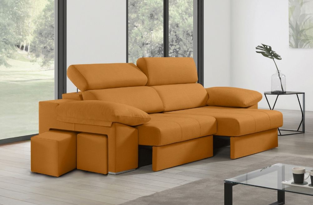 Sofá de tela Zafiro de HOME - principal