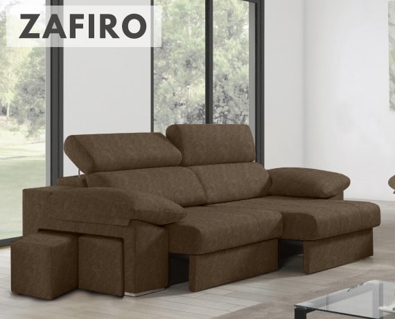 Sofá de tela Zafiro de HOME - principal