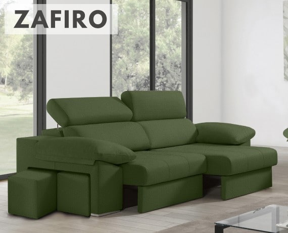 Sofá de tela Zafiro de HOME - principal