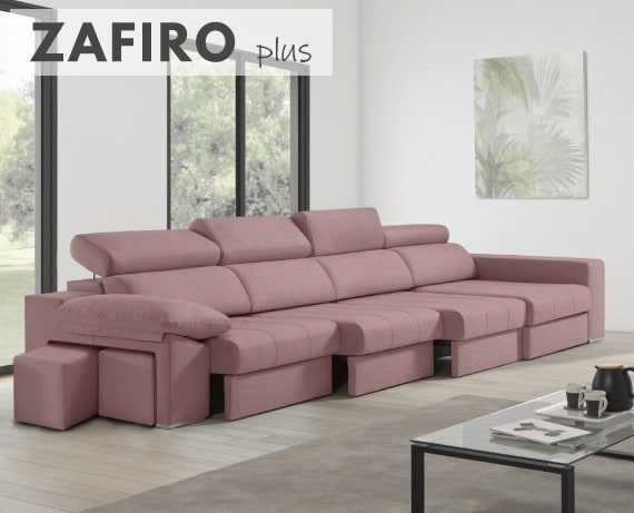 Sofá de tela Zafiro Plus de HOME - principal