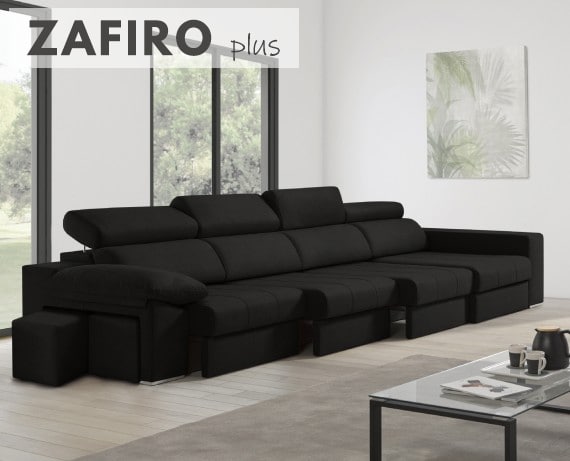 Sofá de tela Zafiro Plus de HOME - principal