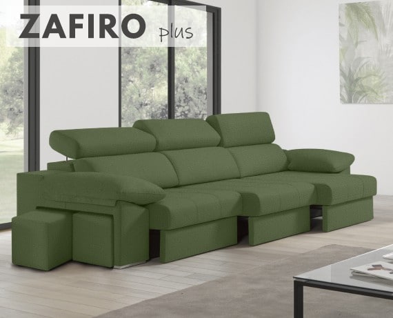 Sofá de tela Zafiro Plus de HOME - principal