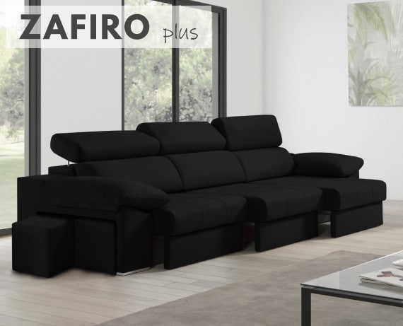 Sofá de tela Zafiro Plus de HOME - principal