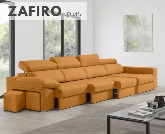 Sofá de tela Zafiro Plus de HOME - principal