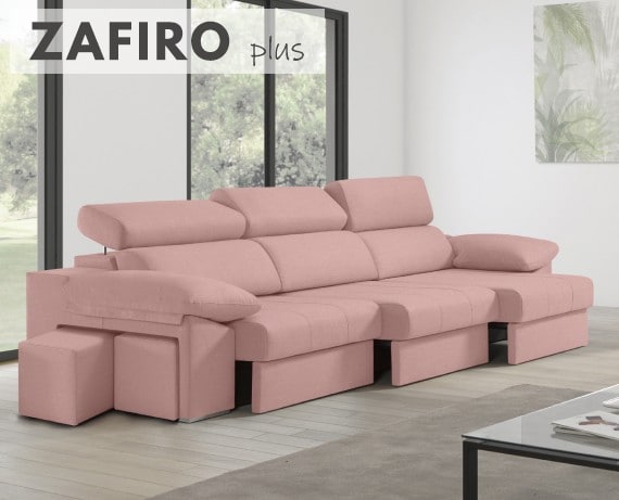 Sofá de tela Zafiro Plus de HOME - principal