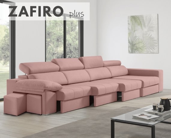 Sofá de tela Zafiro Plus de HOME - principal