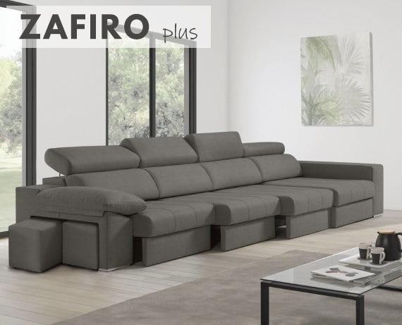 Sofá de tela Zafiro Plus de HOME - principal
