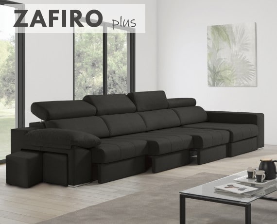 Sofá de tela Zafiro Plus de HOME - principal