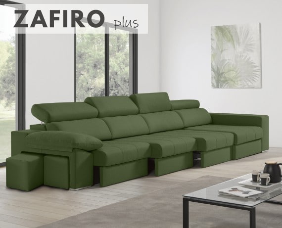 Sofá de tela Zafiro Plus de HOME - principal