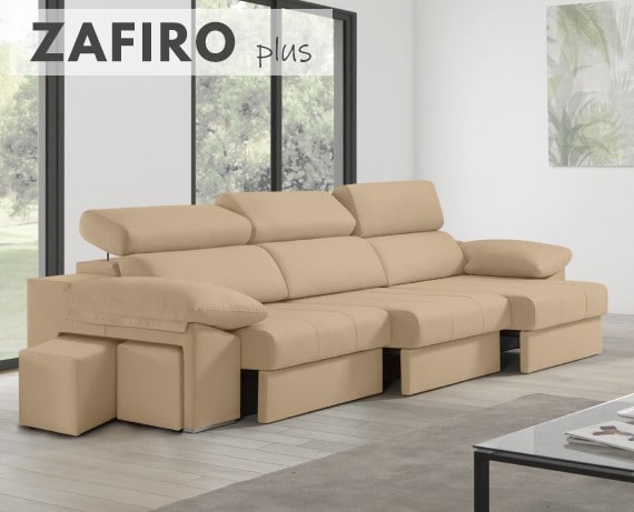 Sofá de tela Zafiro Plus de HOME - principal