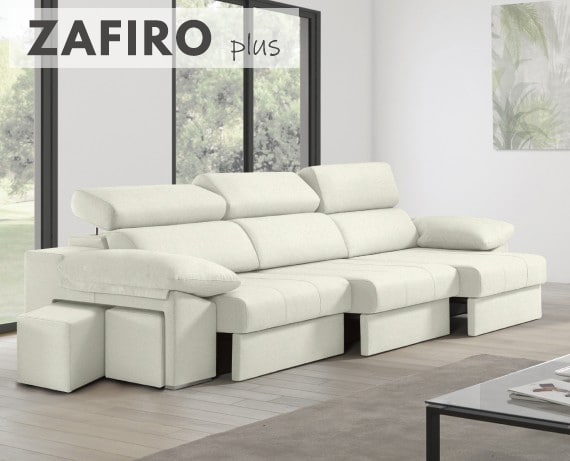 Sofá de tela Zafiro Plus de HOME - principal