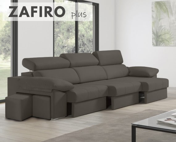 Sofá de tela Zafiro Plus de HOME - principal