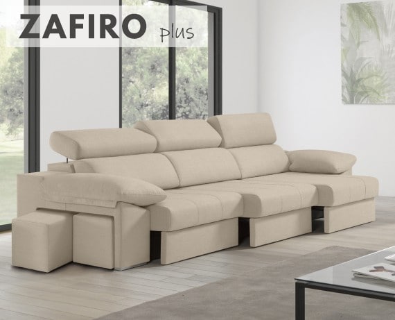 Sofá de tela Zafiro Plus de HOME - principal