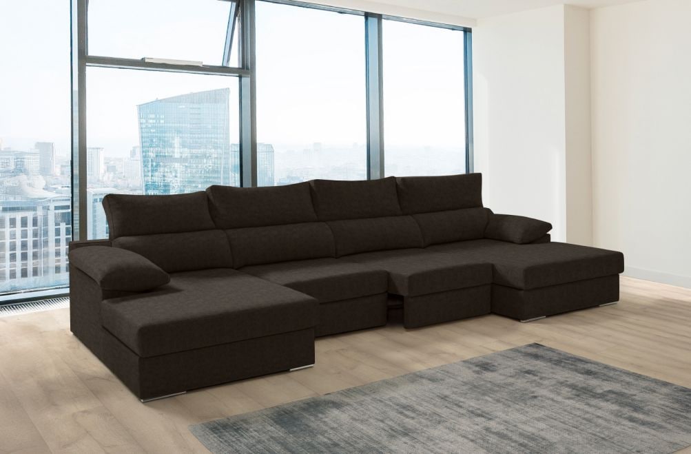 Sofá de tela Rachel de HOME - principal