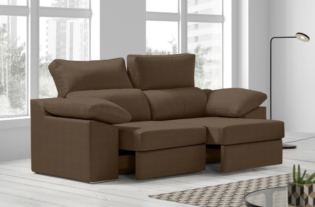 Sofá de tela Rachel de HOME - principal