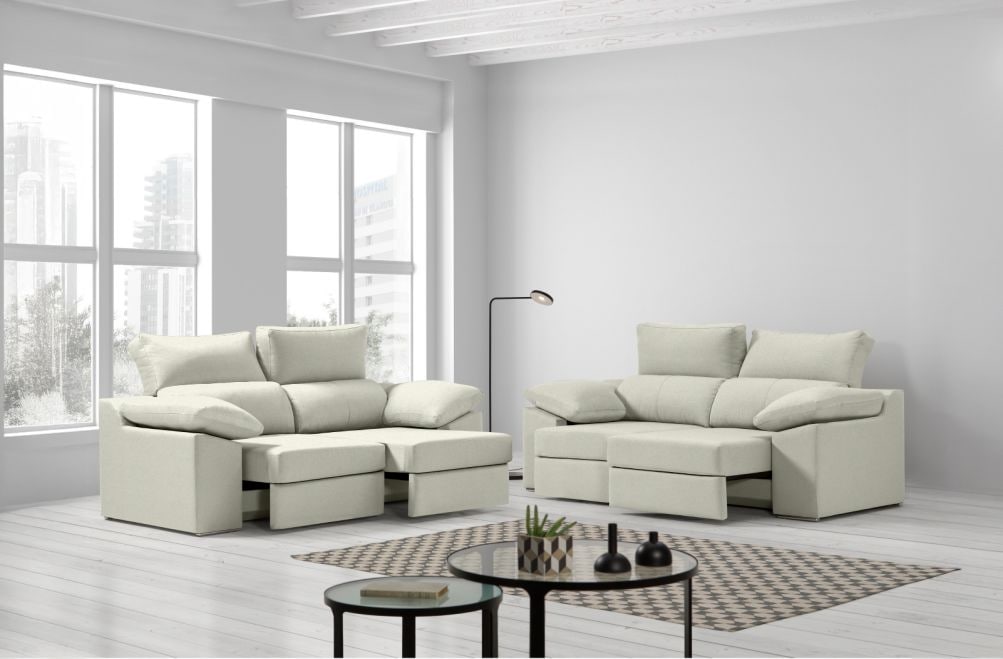 Sofá de tela Rachel de HOME - principal