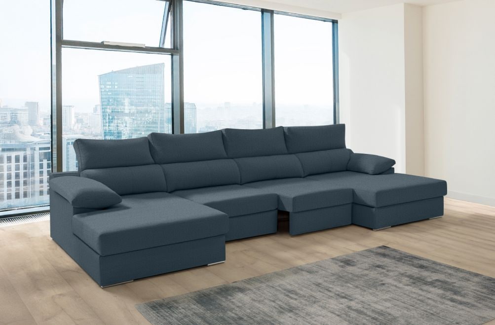 Sofá de tela Rachel de HOME - principal