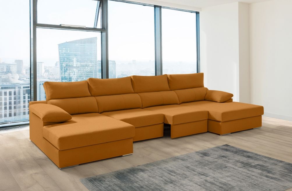 Sofá de tela Rachel de HOME - principal