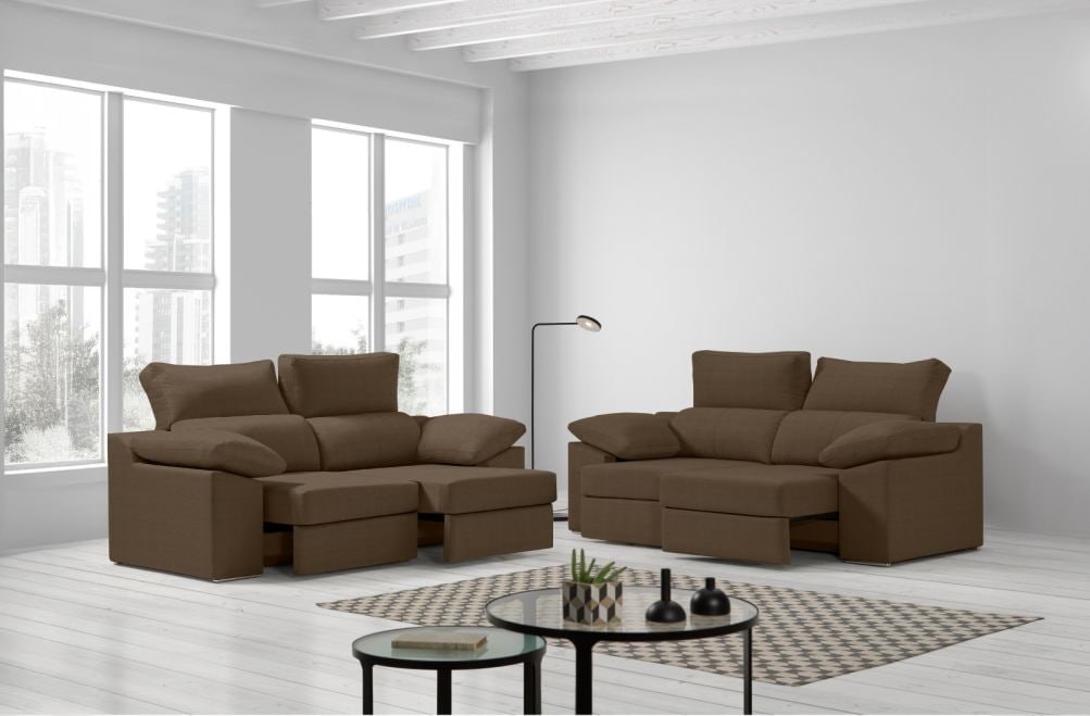 Sofá de tela Rachel de HOME - principal