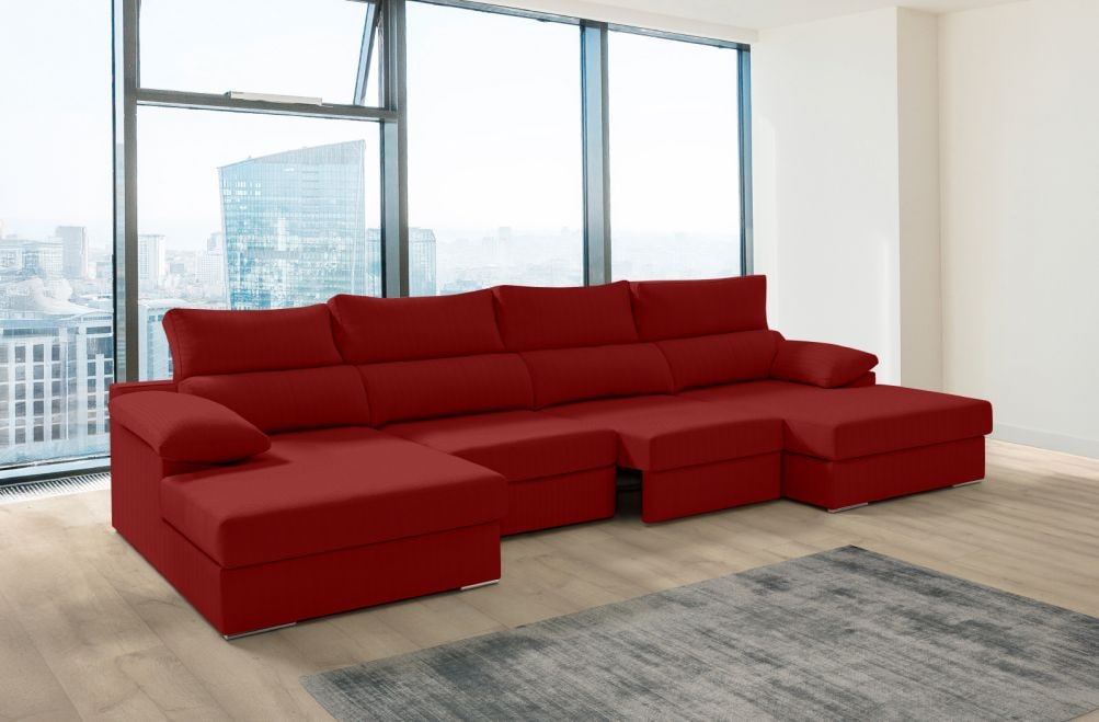 Sofá de tela Rachel de HOME - principal