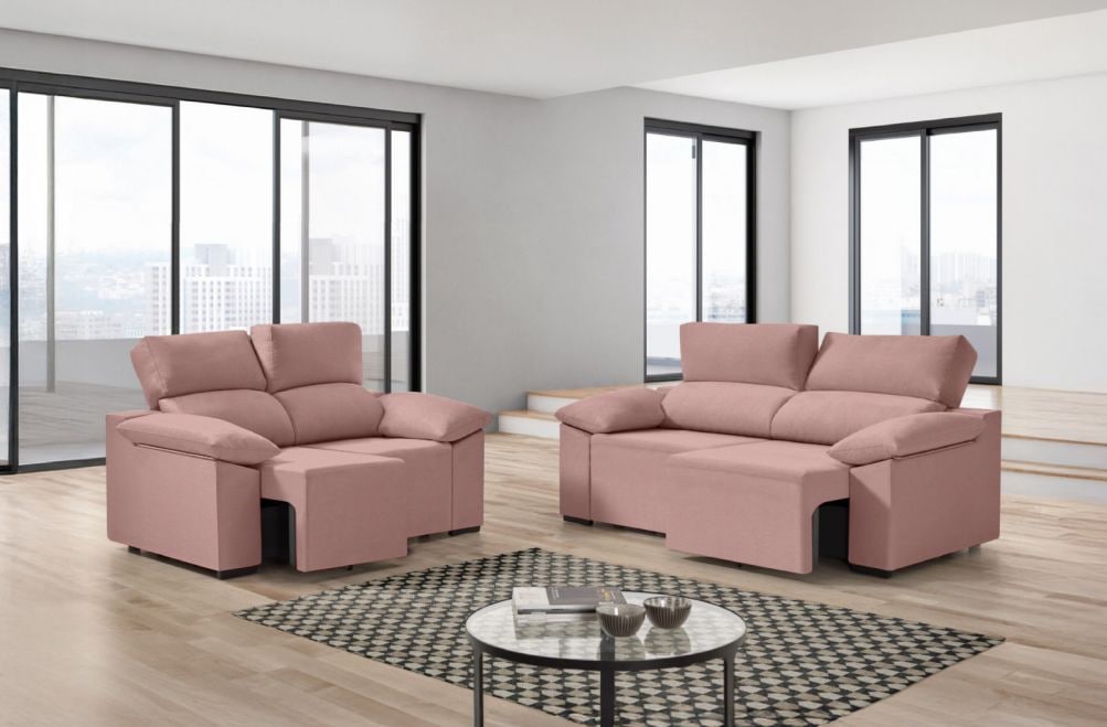 Sofá de tela Dener de HOME - principal