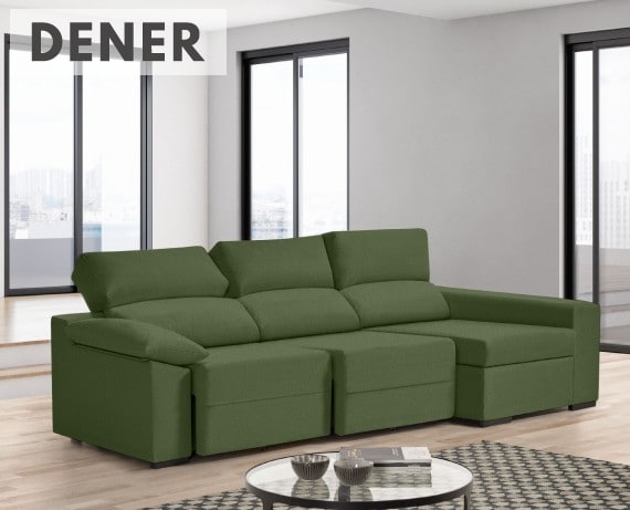 Sofá de tela Dener de HOME - principal