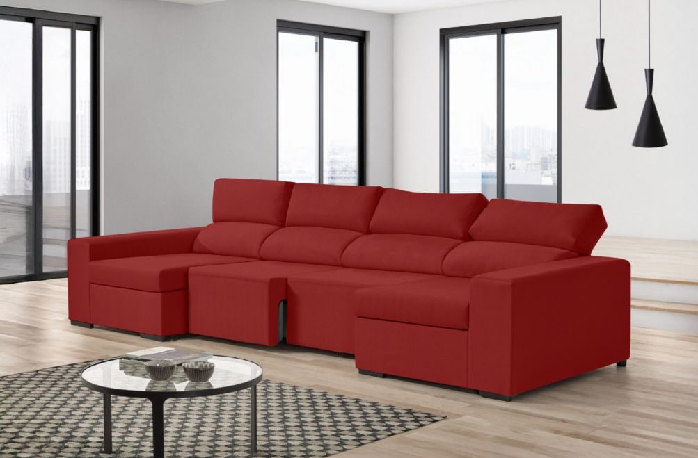 Sofá de tela Dener de HOME - principal