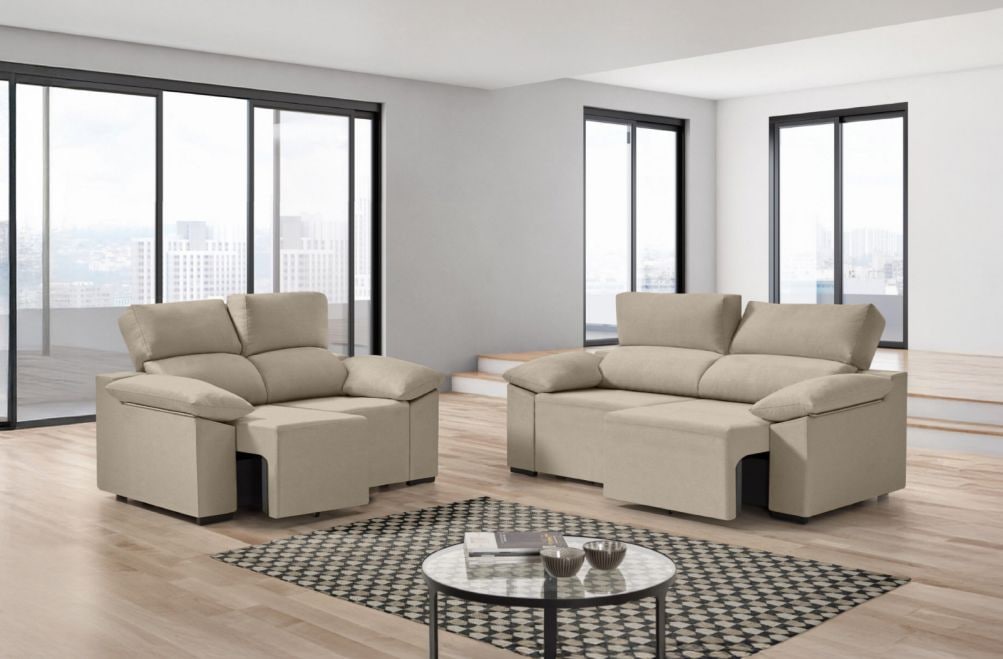 Sofá de tela Dener de HOME - principal