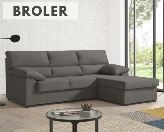 Sofá de tela Broler de HOME - principal