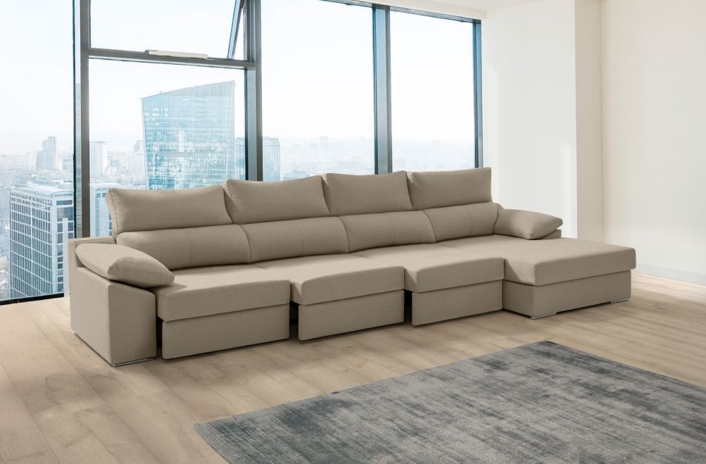 Sofá de tela Rachel Plus de HOME - principal