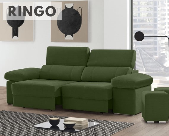 Sofá de tela Ringo de StyleKomfort - principal
