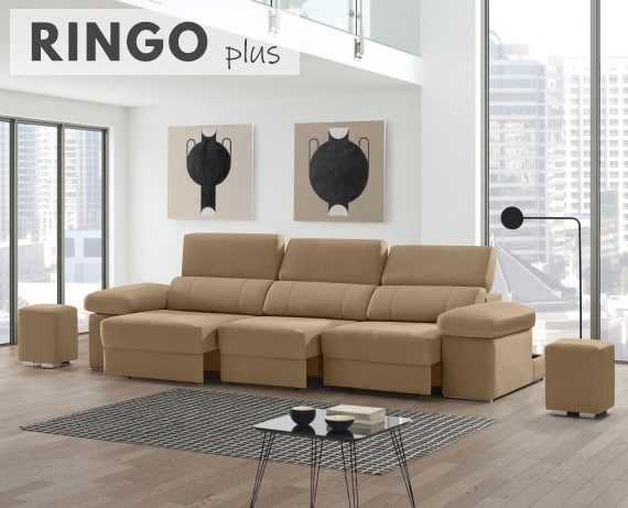 Sofá de tela Ringo Plus de StyleKomfort - principal