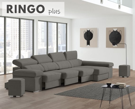 Sofá de tela Ringo Plus de StyleKomfort - principal