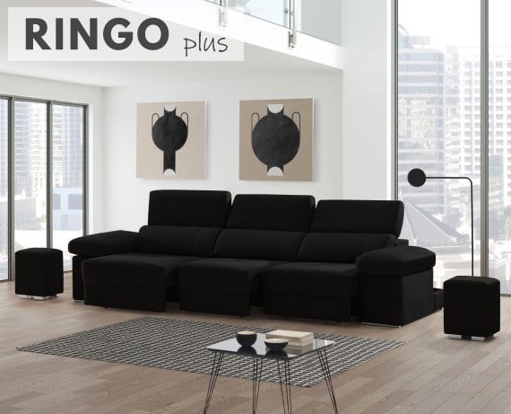 Sofá de tela Ringo Plus de StyleKomfort - principal