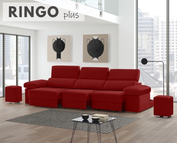 Sofá de tela Ringo Plus de StyleKomfort - principal