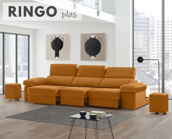 Sofá de tela Ringo Plus de StyleKomfort - principal