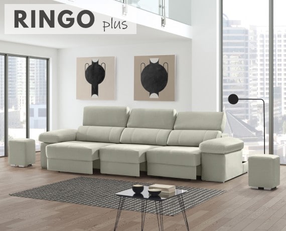 Sofá de tela Ringo Plus de StyleKomfort - principal
